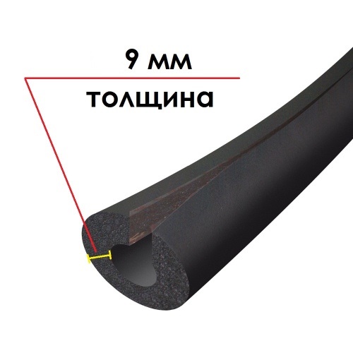 Трубка K-FLEX 09x089-1 ST IN CLAD black