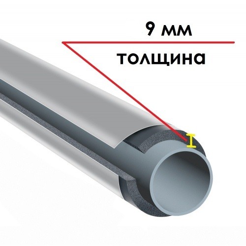 Трубка K-FLEX 09x108-1 ST IC CLAD SR